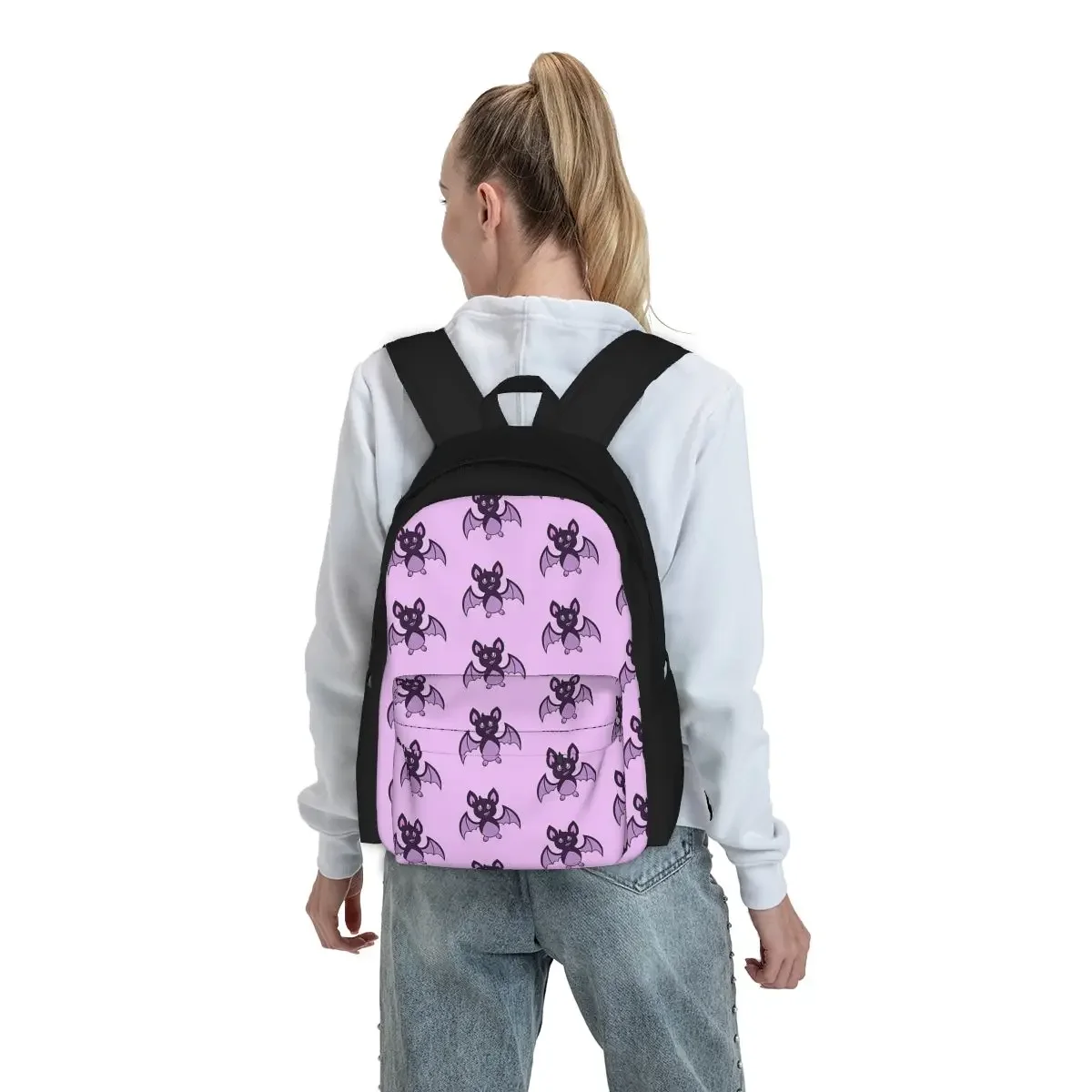 Sushi-Sacs à dos Poison Bat Cartable pour garçons et filles, sacs d'école pour étudiants, sac à dos de dessin animé pour enfants, sac à dos de voyage, sac initié