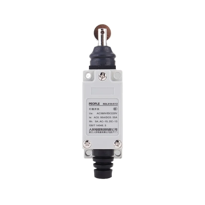 People Electric RDLX18 Limit Switch – Roller Lever Type, IP65 Waterproof, Industrial Position Control Micro Switch