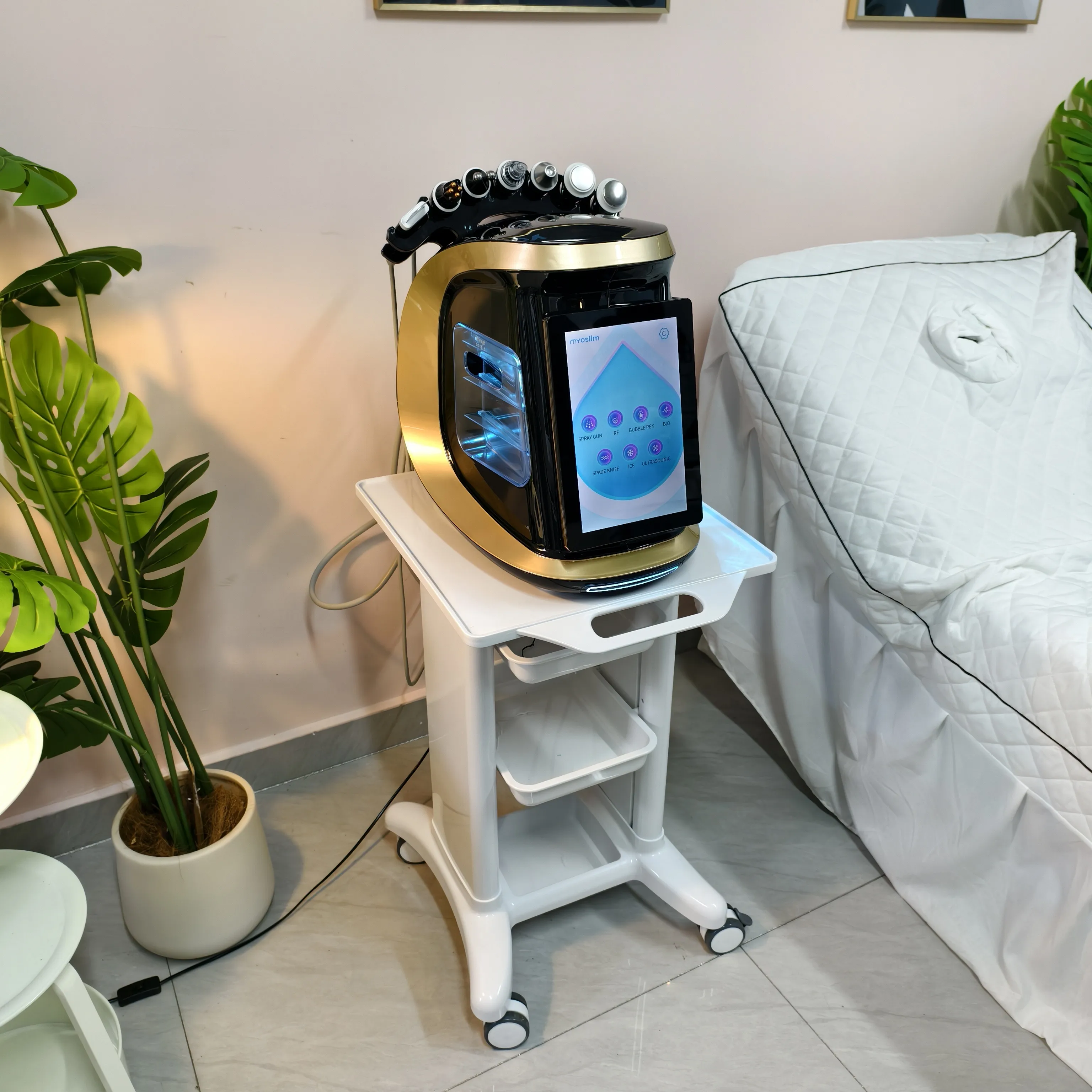 Máquina profesional 7 en 1 para eliminar espinillas al vacío, máquina de belleza multifuncional para el cuidado Facial, Estiramiento Facial, rejuvenecimiento de la piel