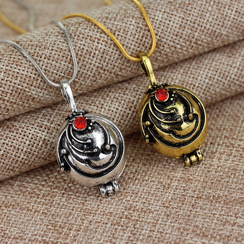 The Vampire Diaries Women\'s Necklace Vintage Katherine Fashion Pendant Necklace Movie Cosplay Jewelry Gift for Women ﻿