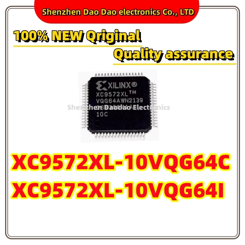 

XC9572XL-10VQG64C XC9572XL-10VQG64I IC Chip TQFP-64 Programmable logic new original