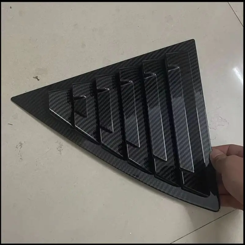 For Chevrolet Malibu 2011-2014 Rear Door Triangular Window Louver Vent Cover Trim Frame Car Styling Accessory