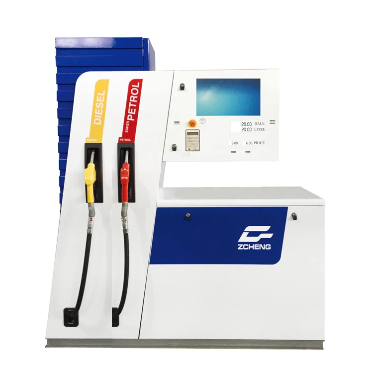 380v Motor Tatsuno Fuel Dispensers Six Nozzles 3 Products Oil Pumping Machine