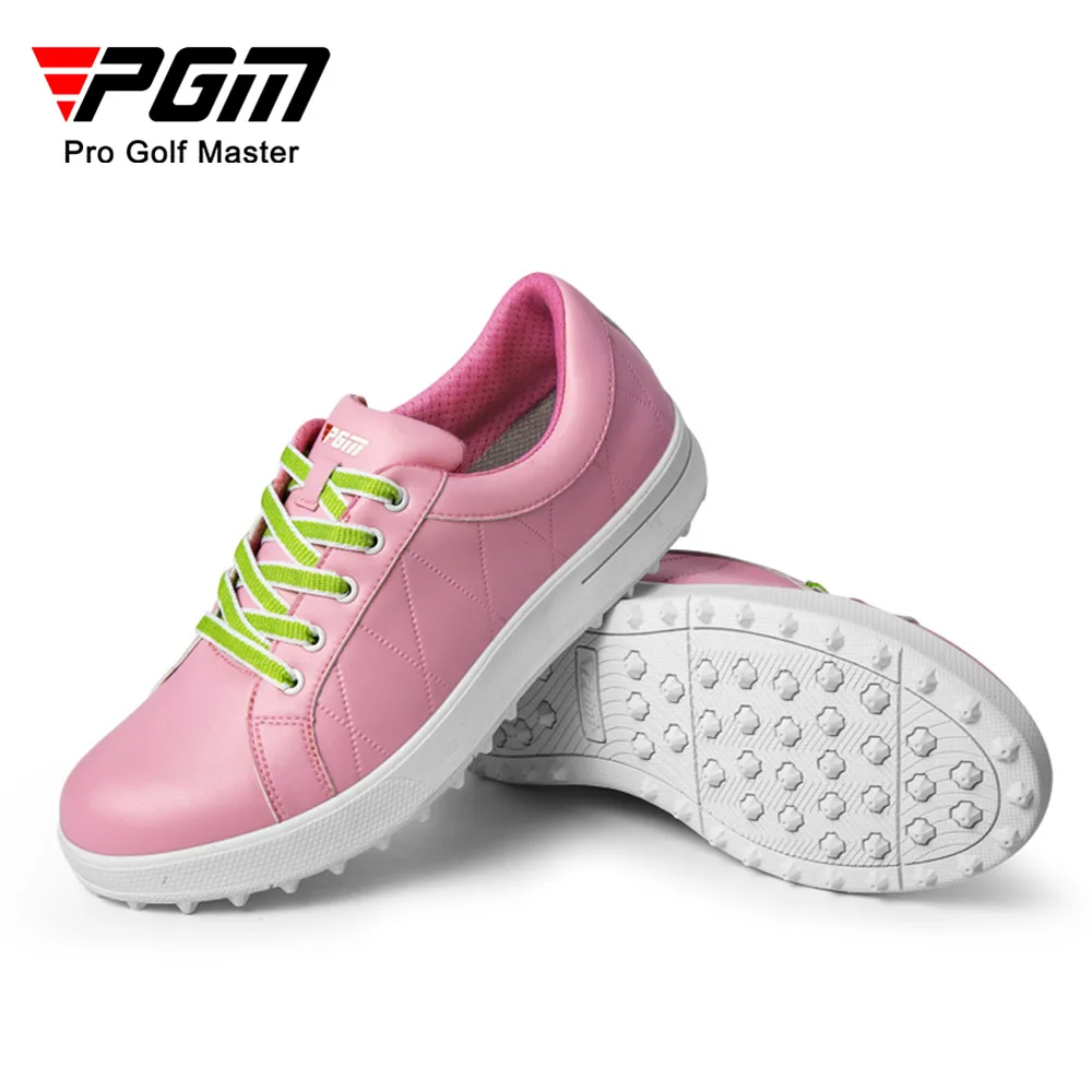 PGM Golf Women's Shoes Women's Sneakers Microfiber Shoes Waterproof Non Slip Soft Shoes Outdoor Sports Casual Sneakers