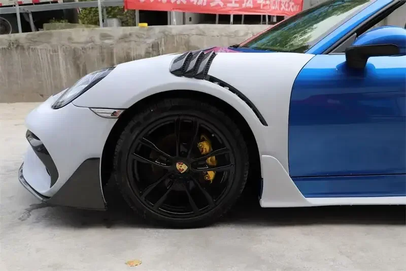 Car Exterior Parts Carbon Fiber for Porsche 981 Upgrade GT Fenders 981 Body Kit view 4