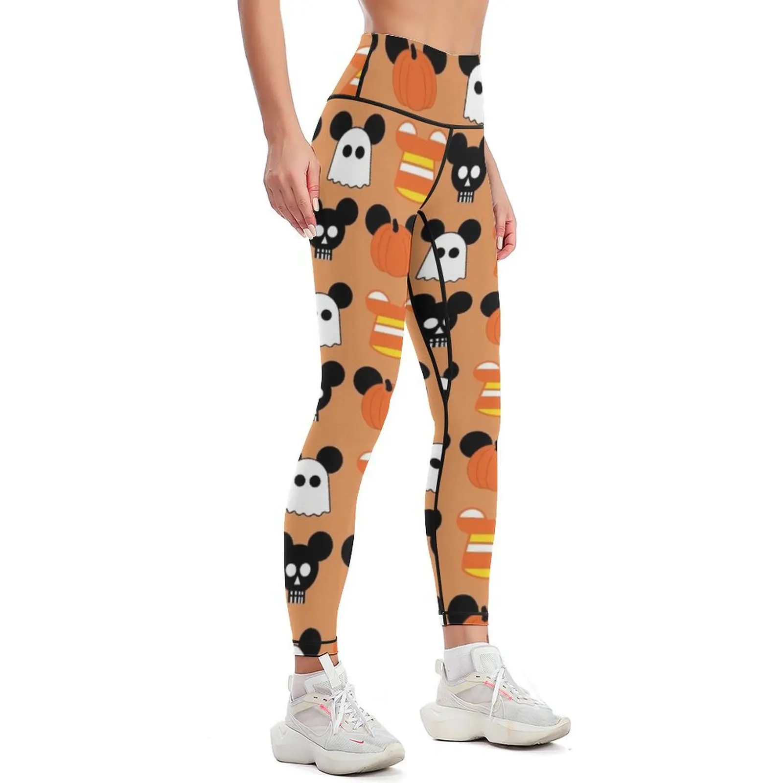 Halloween Mouse Icons Leggings Sports pants woman Women's sports for physical Womens Leggings