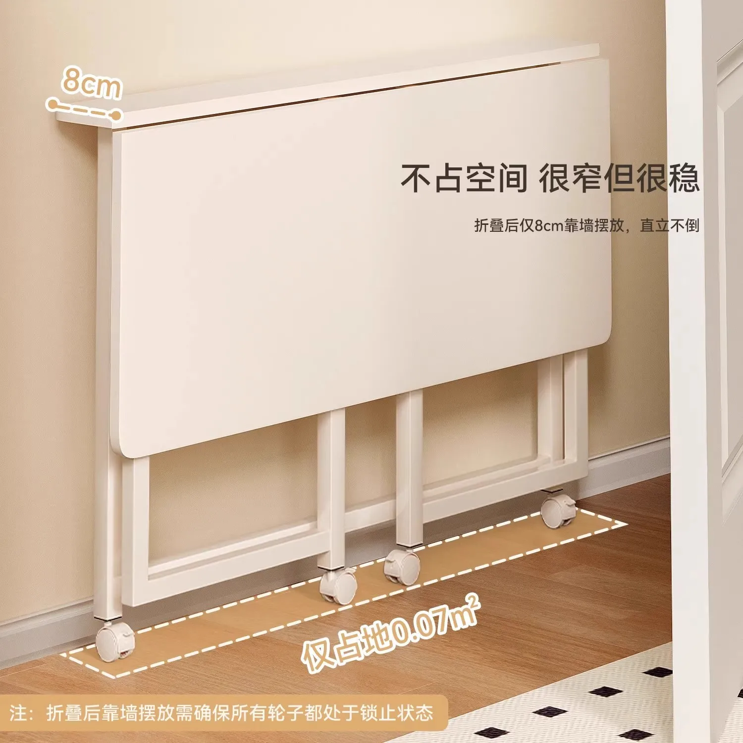 مكتب كمبيوتر لغرفة النوم، مكتب طالب منزلي، طاولة قابلة للطي، طاولة عمل بسيطة للإيجار، طاولة بجانب السرير قابلة للإزالة