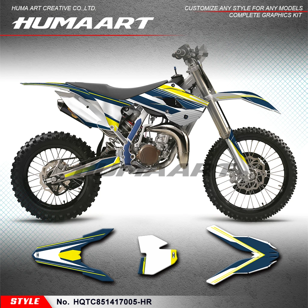 

Наклейки HUMMART для Husqvarna TC 85 2014 2015 2016 2017, HQTC851417005-HR