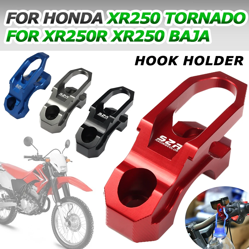 Dla HONDA XR250 Tornado XR 250 R XR250R XR250 BAJA akcesoria motocyklowe kask hak bagażu zacisk uchwyt na torebkę wieszak Grip części