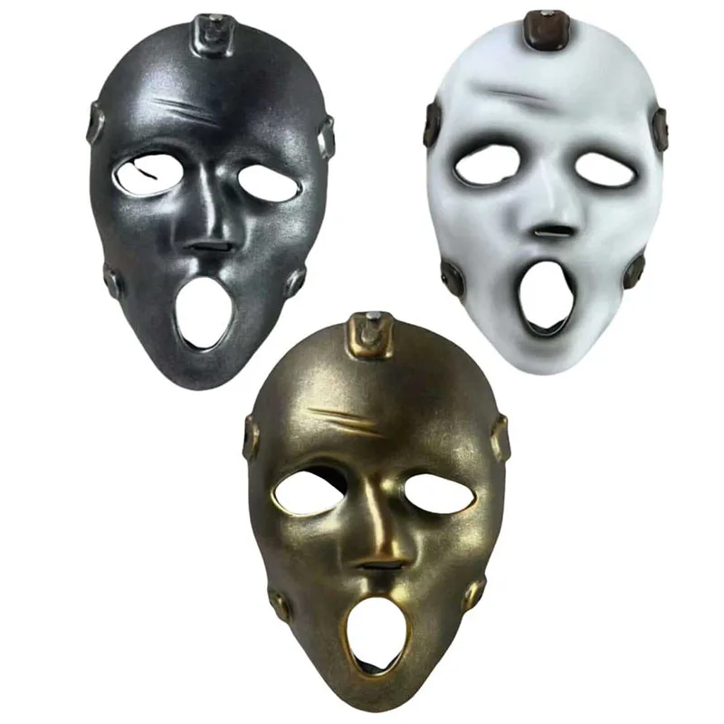 Halloween Funny Scream Resin Mask Full Face Anime Grim Scary Ghost Face Masks Cosplay Masque Carnaval Party Horror Killer Props