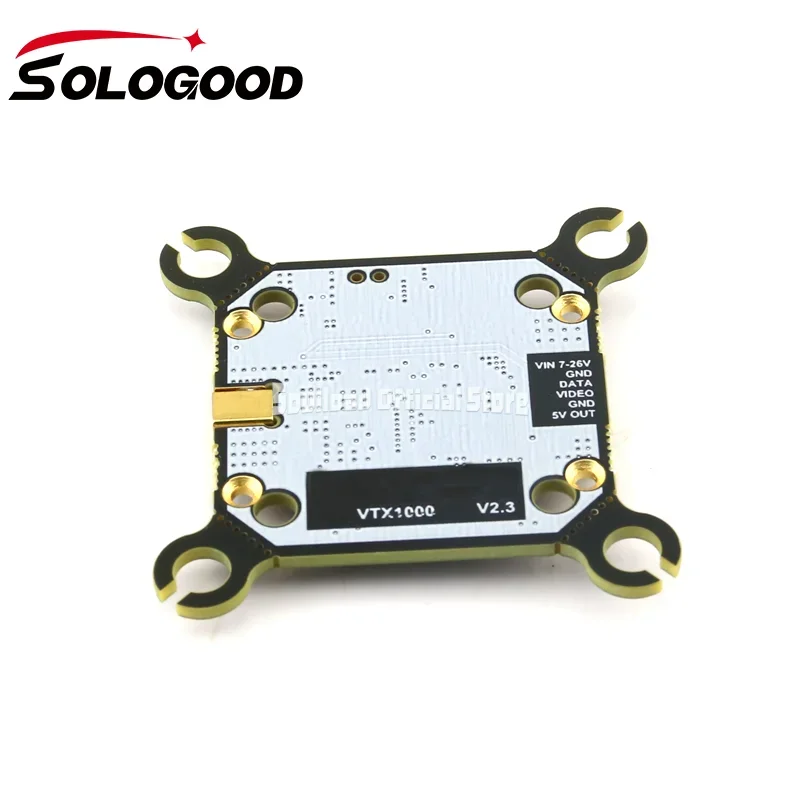 Sologood High Power VTX 1W 5.8G 48CH Multi-port Rush Cherry Ntenna Input Voltage 7-26V Transmission Power 25/100/200/400/1000mW