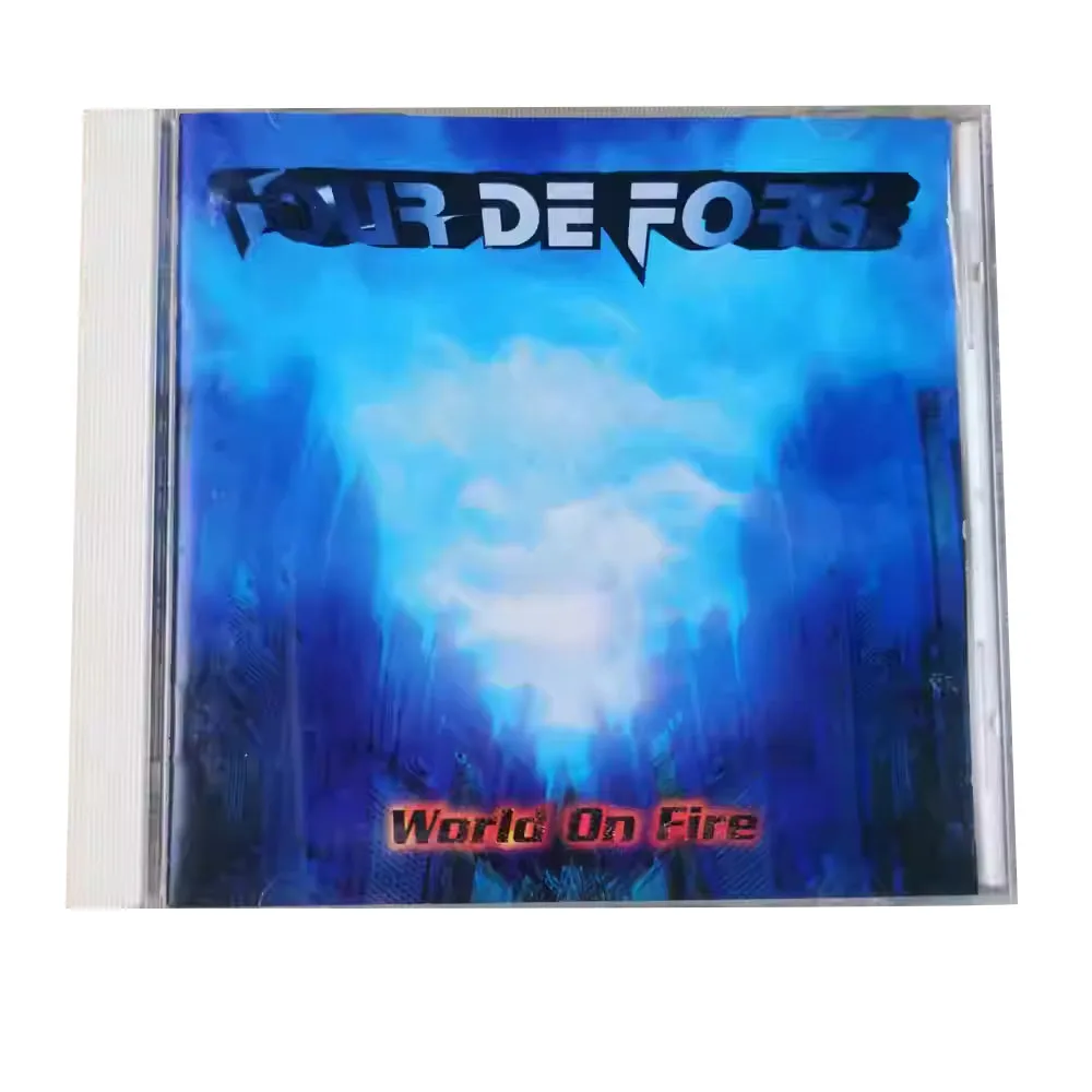 

CD Tour De Force World on Fire Four De Force Leans Into High-energy, Riff-driven Rock on This Release Intense, Anthemic Tracks.