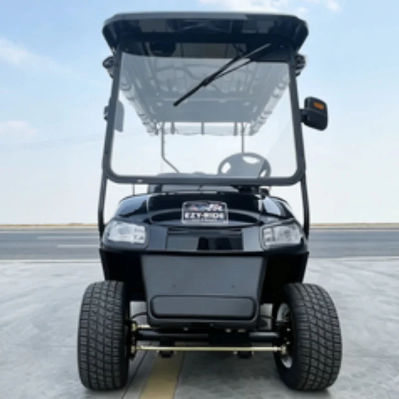 All-Terrain Multi-Purpose Golf Cart,Airport Hotels Legal Electric Golf Cart With Golf Bag Rack And Basket Sand Box Rain Cover