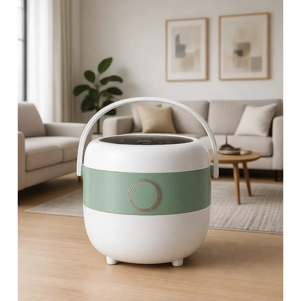 3 Cup Uncooked Rice Cooker with 3D Heating Fuzzy Logic Healthy Nonstick PFAS Free Touch Screen for Rice Quinoa Oatmeal Soup