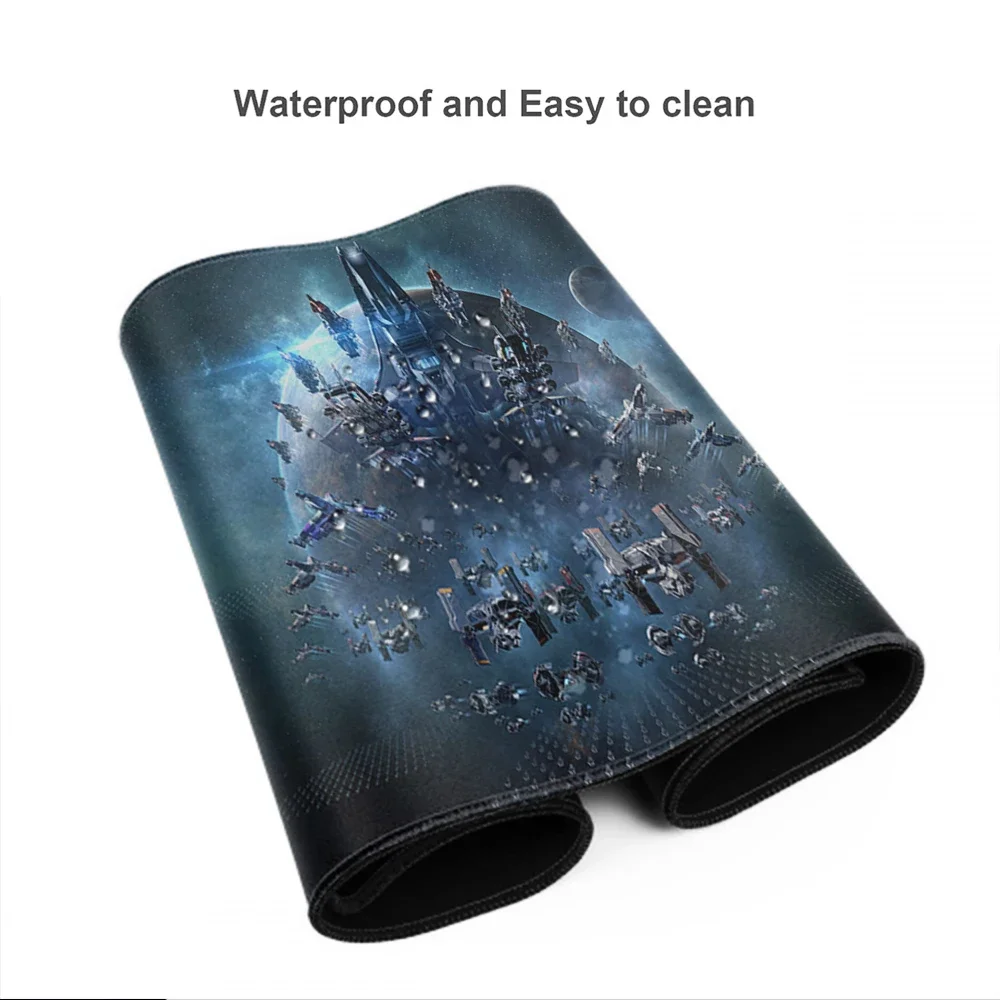 Eve Online 90x40cm XXL Rubber Super Large PC Mousepad Gamer Gaming Mouse Pads XL Desk Keyboard Mat for Computer Laptop Mat