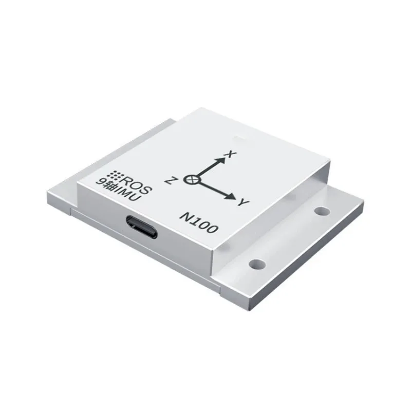 N100 IMU Module W/ Metal Shell 9-Axis Attitude Sensor Magnetometer USB Serial Port Output