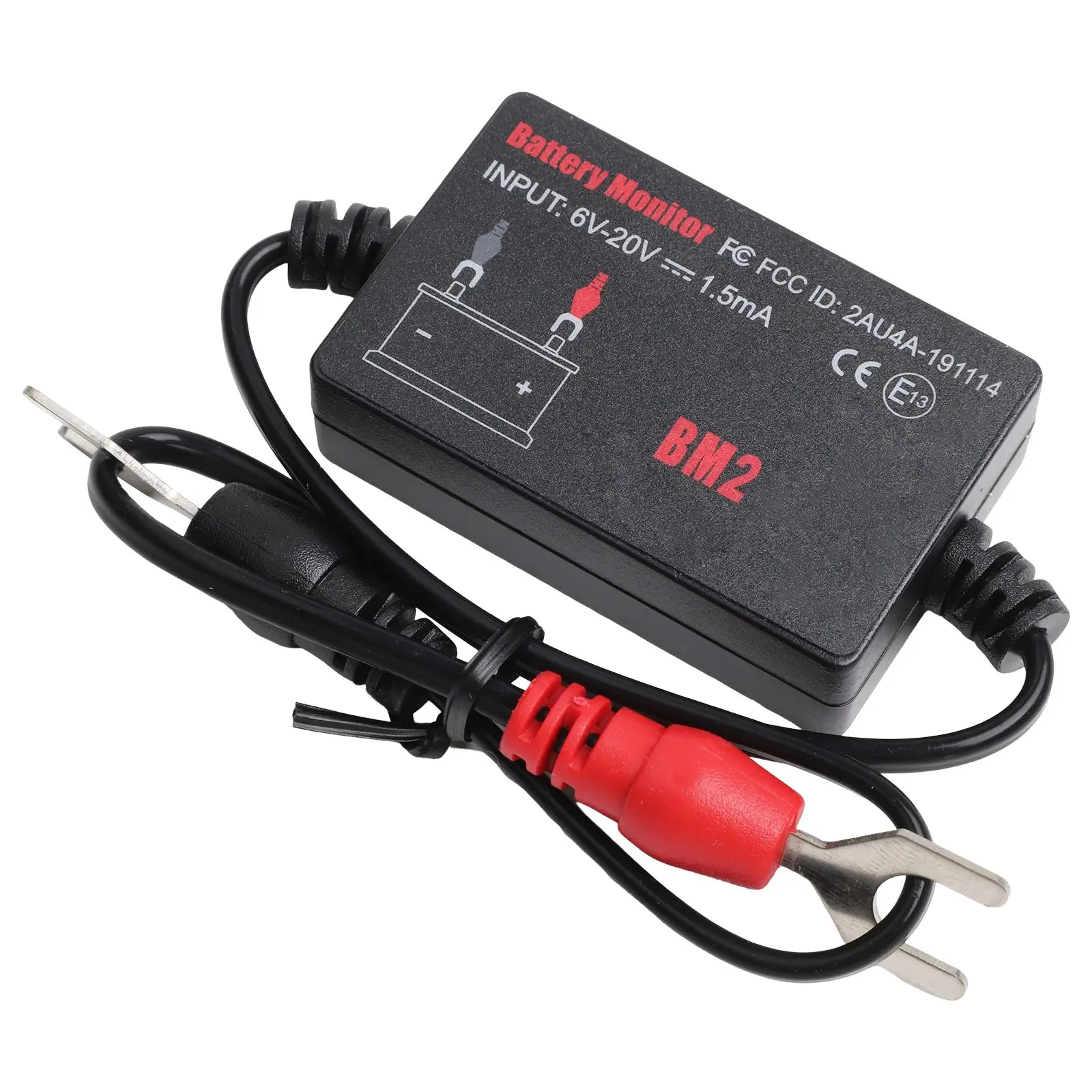 1 Buah Monitor Baterai Monitor Penguji Baterai Otomotif Nirkabel Penguji Tegangan 12V untuk Mobil Alarm LowVolt Analisis Diagnosis BM2