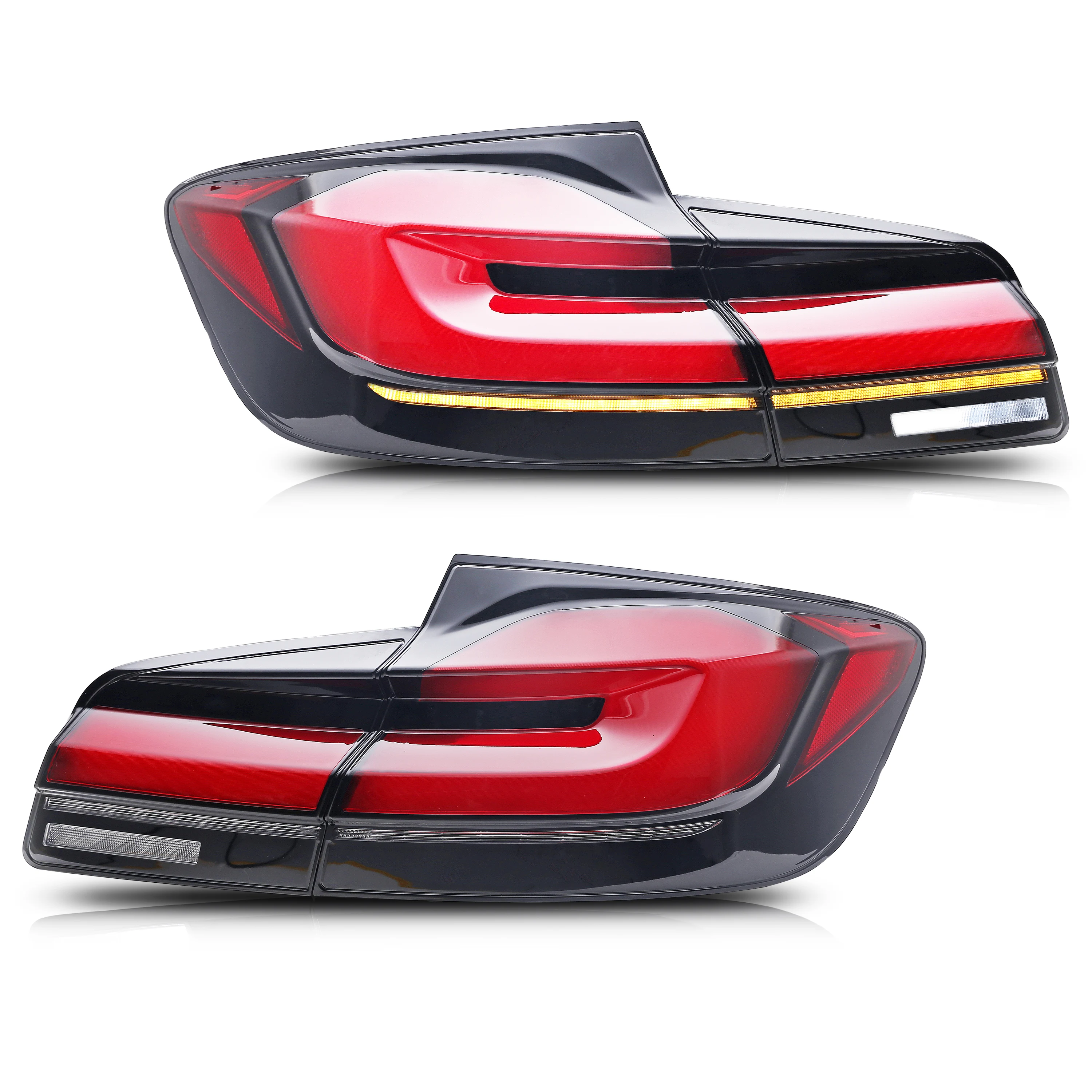 

LED Tail Lights for BMW 5-Series F10 M5 2011-2016 Dynamic Animation Sequential Turn Signal Rear Lamps Assembly