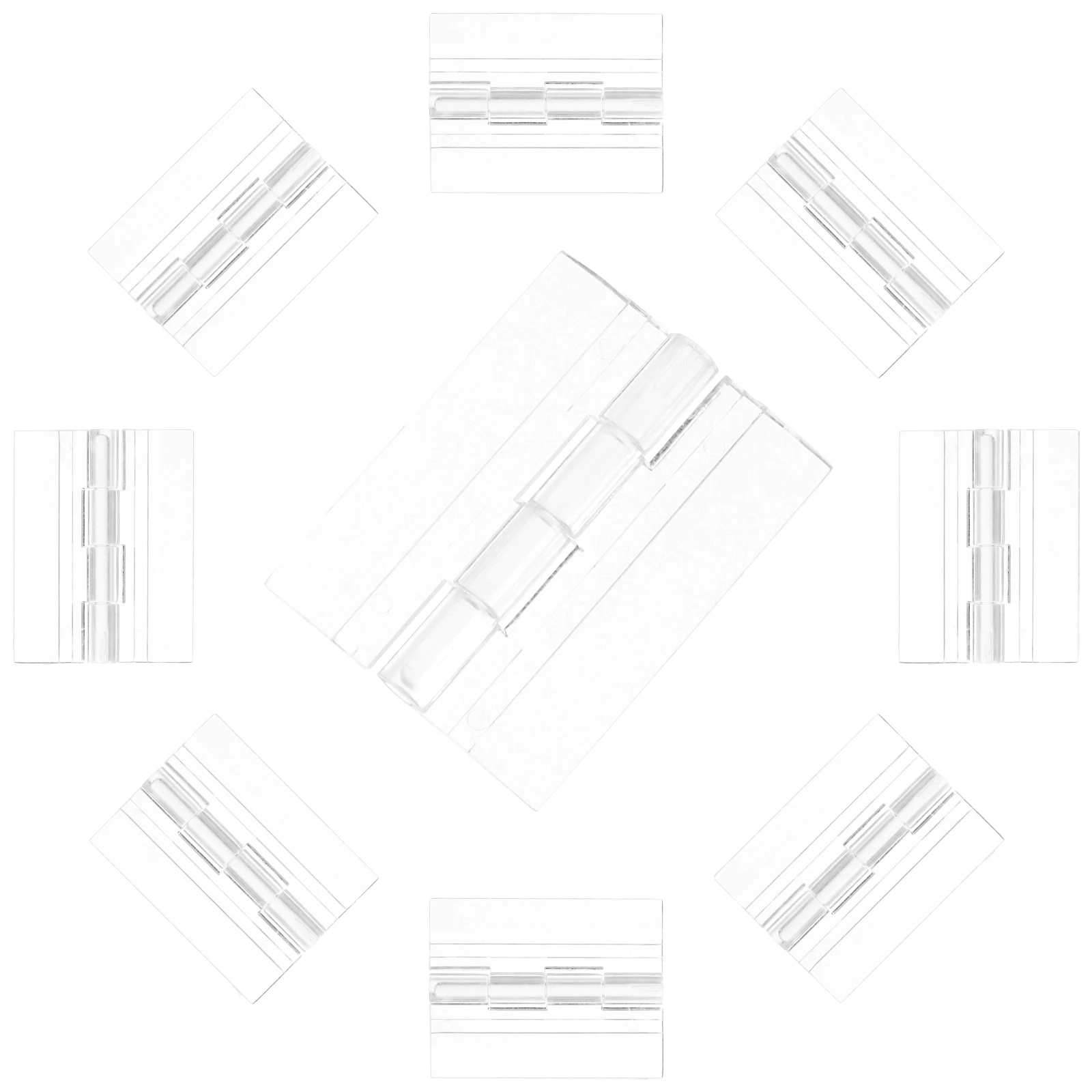 

10pcs Acrylic Hinges 45x34mm Small Hinges for Wooden Box Door Cabinet Furniture Hardware Precision