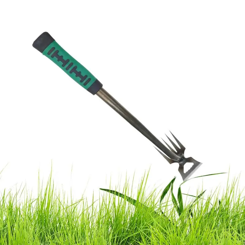 2 In 1 Manual Weeds Remover Tool Grass Rooting Loose Garden Gardening Puller Removal Weeding Tool Hand Shovel Soil