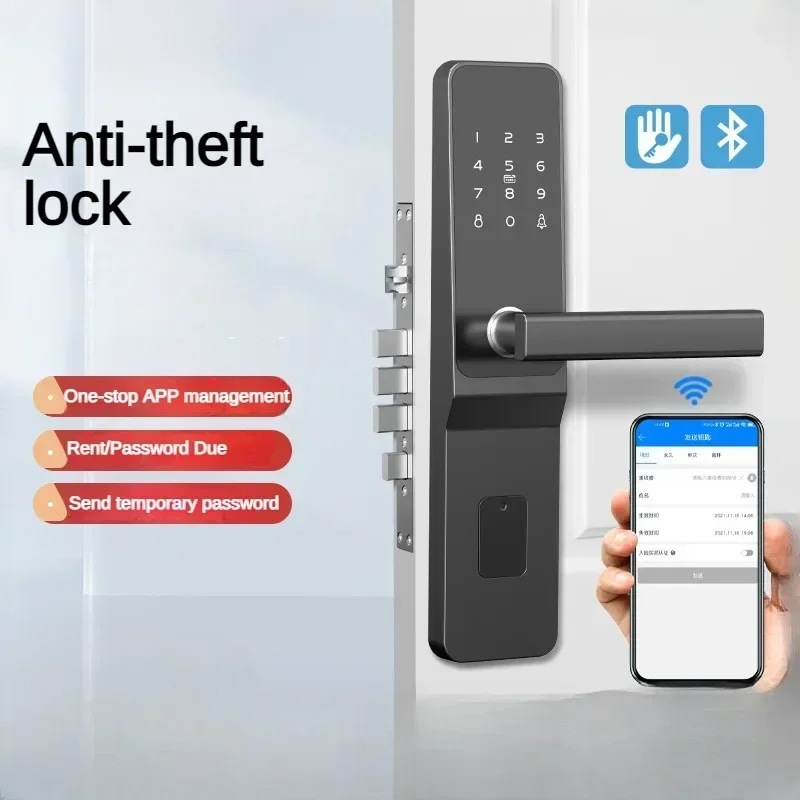 

Умный дверной замок TTlock для отелей: электронный замок с паролем, IC-картой, удаленной разблокировкой через приложение, для апартаментов и гостевых домов
