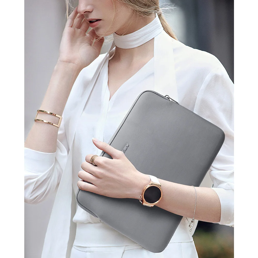 WiWU – ultracienka osłona na laptopa do modeli MacBook Pro 14,2 i 16,2 cala, wodoodporna torba na laptopa do modeli MacBook Air 13 i 13,6 cala, torby do przenoszenia laptopa. — zdjęcie produktu 6