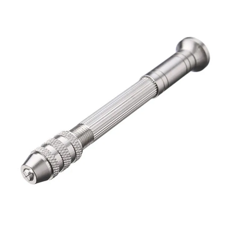 1 Set Hand Drill Drill Bits With Stainless Steel Eye Screws for DIY Resin Casting Clay Molds Keychain Wood Jewelry Making Tools image 4