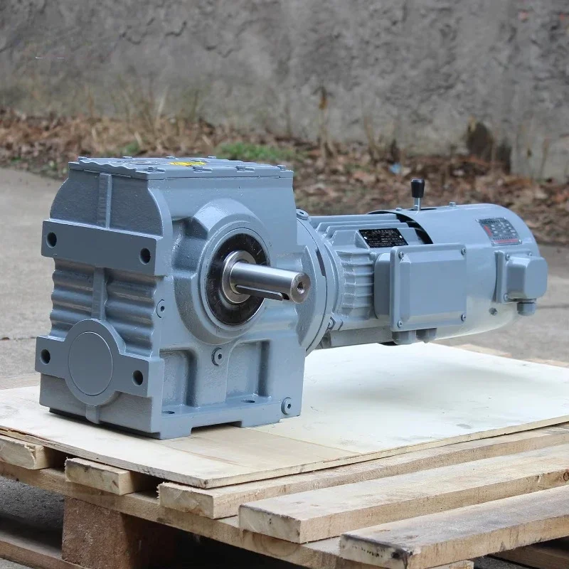 S Series Reverse Gearbox Worm Gear Motor Reducer Machine Right Angle Gear Made in China