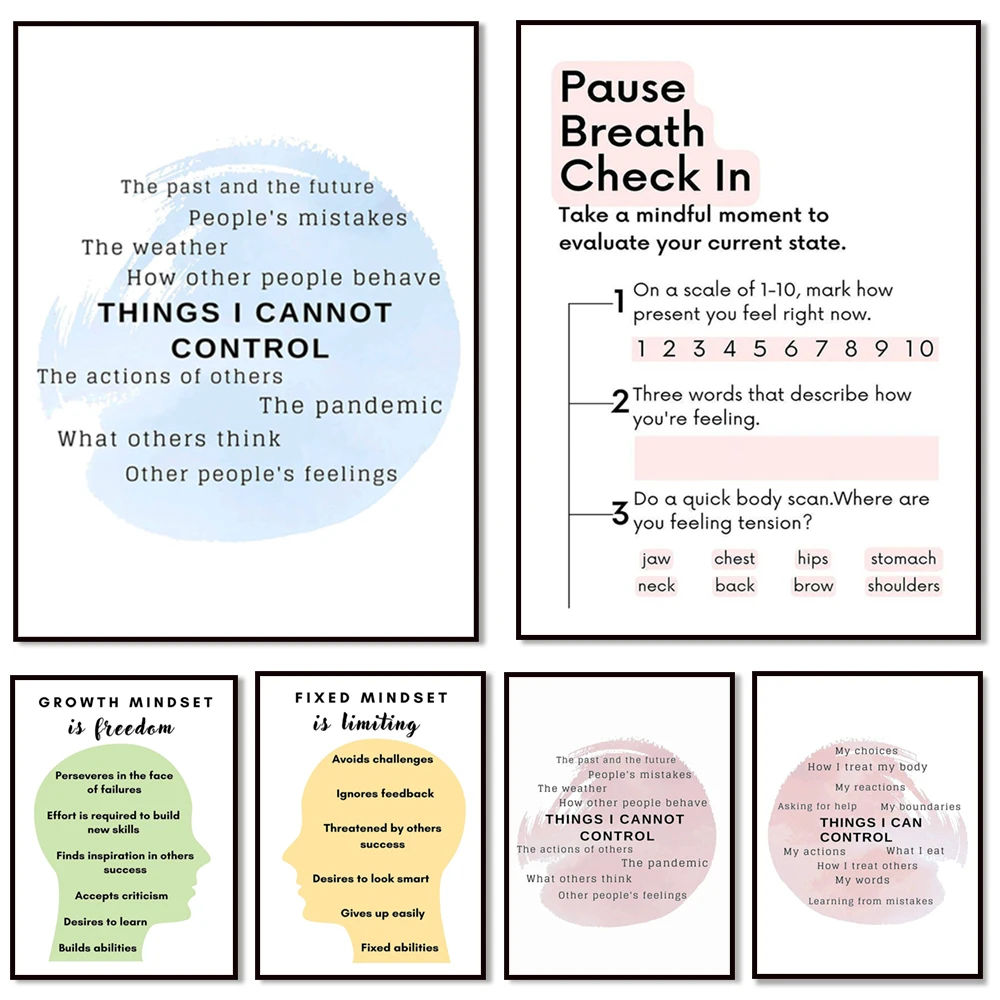 growth mindset, therapy worksheets, resources for counselors, reframing your thoughts, psychotherapy cbt posters, psychology