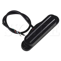 Black 4 Wire Magnetic Dual Rail Humbucker Pickup Electric Guitar Pickup