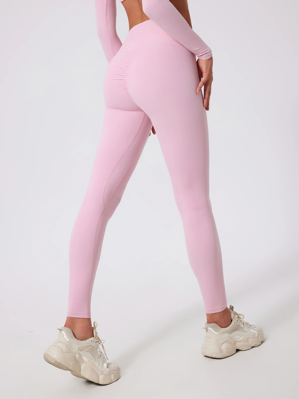 Neue Sommer High-Waist Sport-Leggings für Damen, Atmungsaktive Enge Hosen, Outdoor-Sportbekleidung, Damen-Gym-Sporthosen, Yoga-Damenhosen – Detail 34