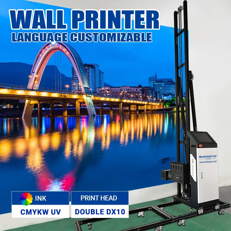 

2025 Новая модель настенного принтера УФ-принтер DTF Автоматический планшетный принтер для стены, дерева, стекла