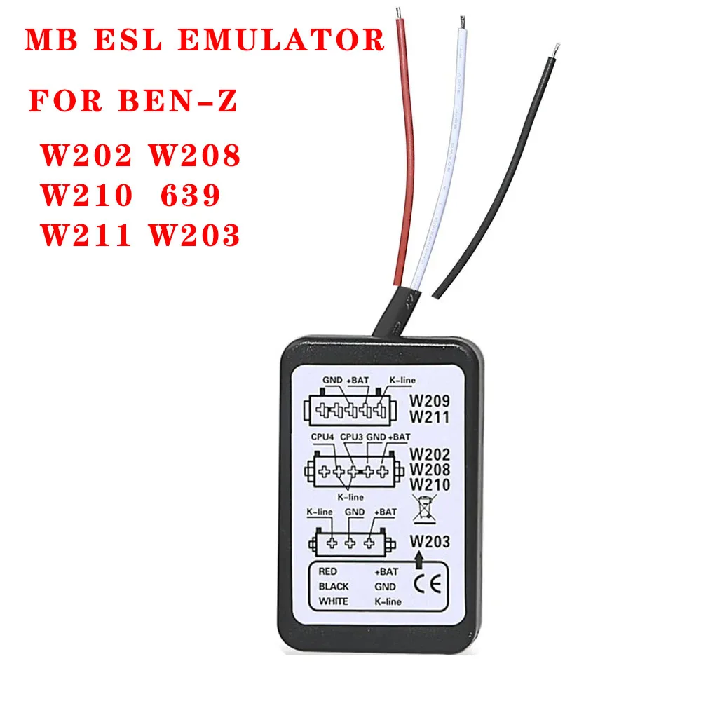 MB ESL Emulator for Benz W202 W208 W210 W211 W203 Testing Changing Damaged ESL Simulator  for Benz