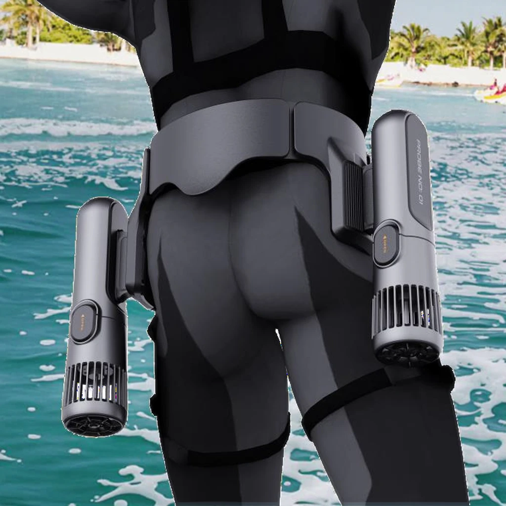 Underwater Belt-style Electric Scooter 1200W Aluminum Alloy 30m Max Depth 2.5m/s Speed Remote Control