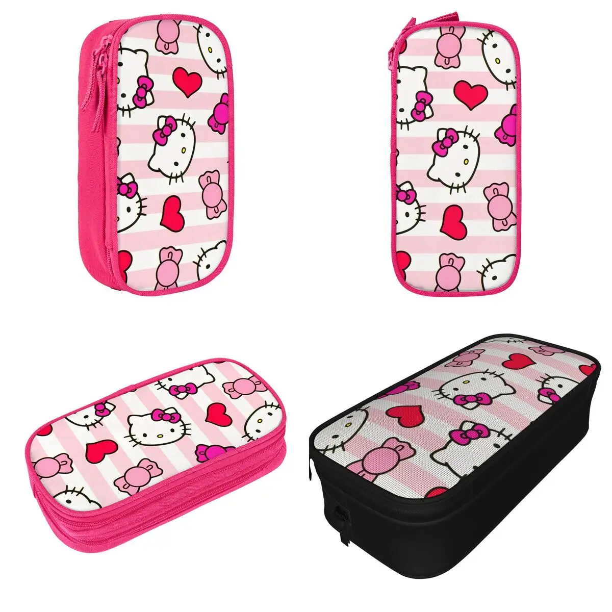 Creative Hello Kitty Pencil Case Cartoon Pencil Box Pen Box for Student Big Capacity Pencil Bags School Supplies Gift Stationery