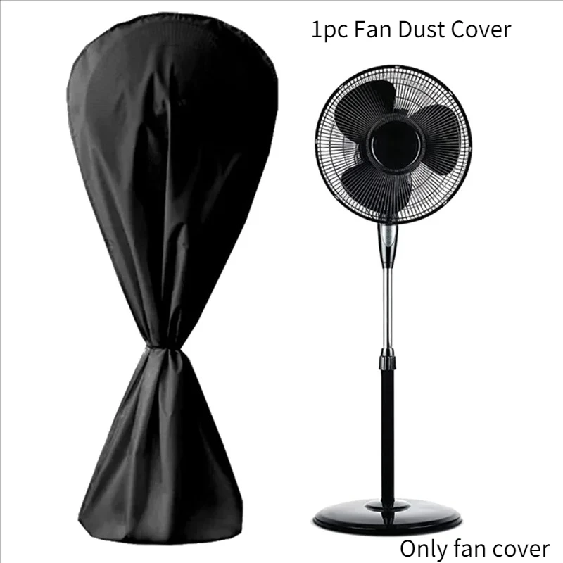 Oxford Cloth Floor Fan Dust Cover, Full‑Enclosed Protective Dustproof Cover for Household Pedestal Stand Fan
