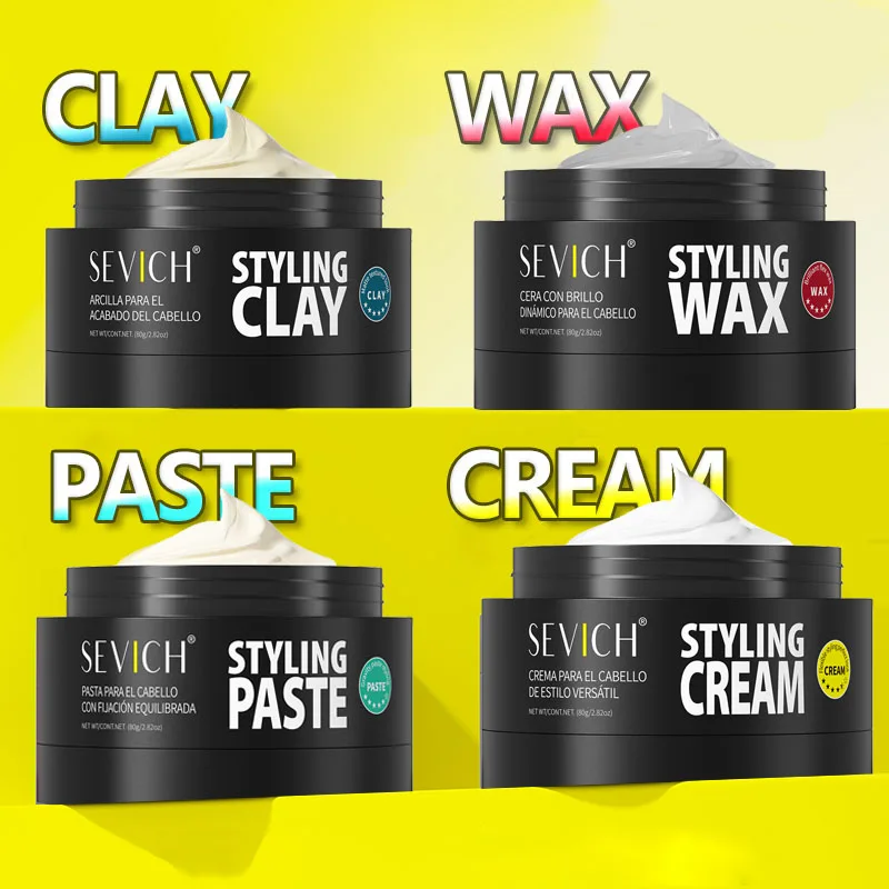 

Мужской воск для укладки, стойкий крем для удержания, нежирный крем для укладки волос, грязь, пушистая текстура, глина, грязь, освежающий воск для волос, фиксаторы