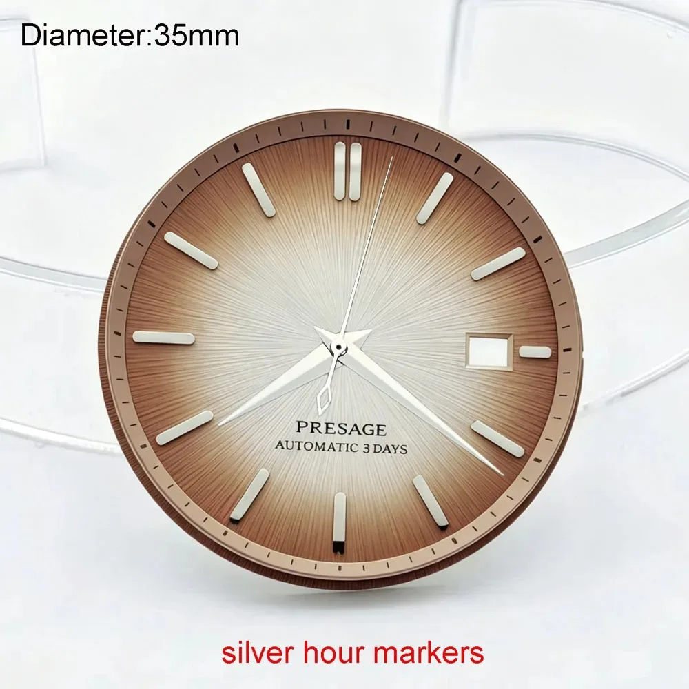 35mm S logo presage NH35 dial s dial SPB463J1 no luminous 35mm fit NH35 automatic mechanical watchmods modification parts