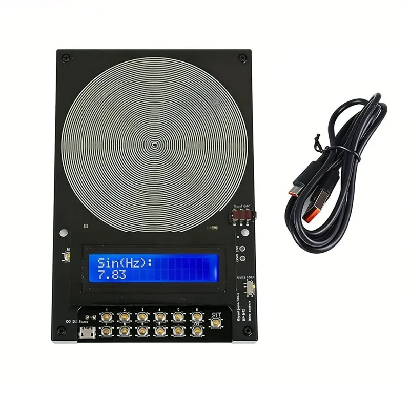 Y43A-7.83Hz Schumann Wave Generator 0.01-100000Hz Adjustable Pure Sine Wave Frequency Signal Generator Healing Device
