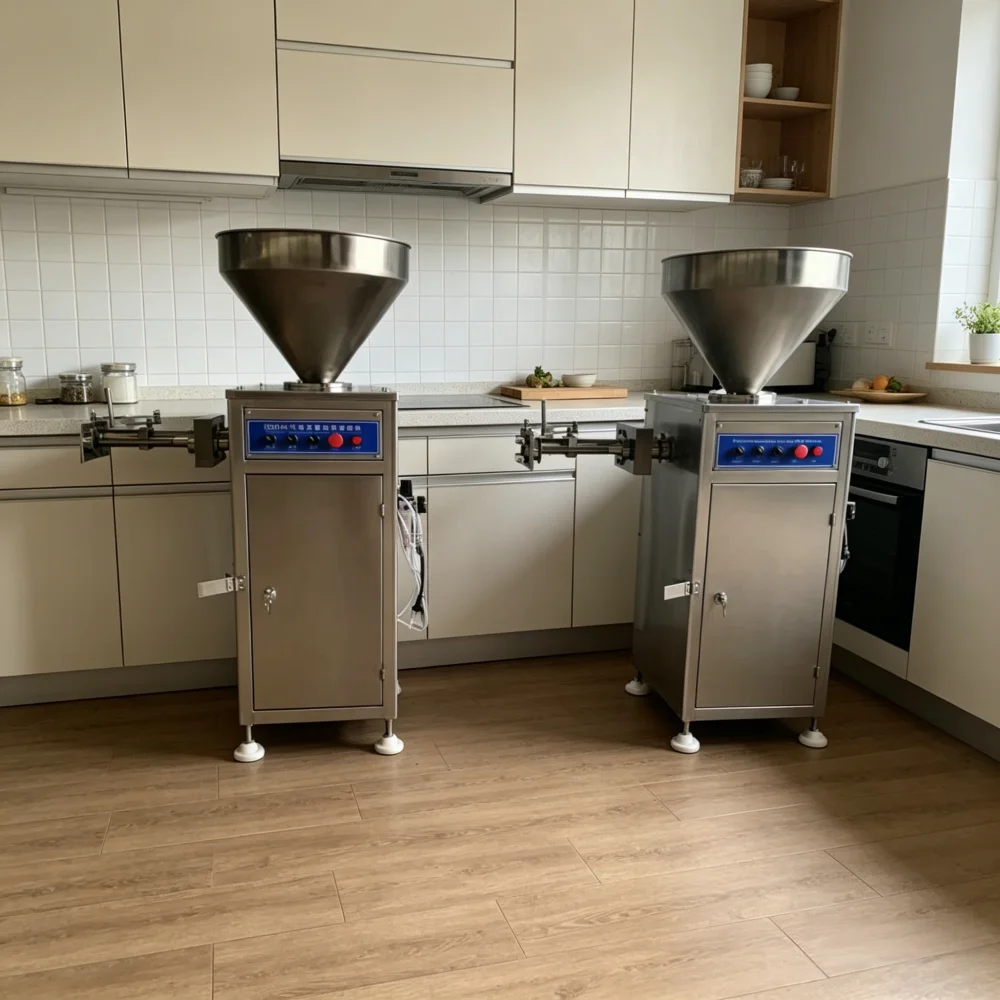 Pneumatic Quantitative Sausage Twisting Machine For Butcher Shop & Meat Processing Plant
