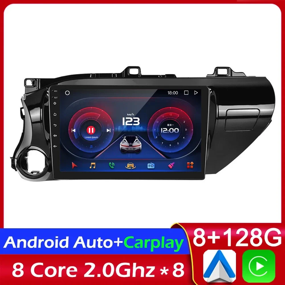 

Автомагнитола 2DIN, мультимедиа, Android 13, для Toyota HILUX, REVO, VIGO, IMV 2015-2020, MP5, GPS-навигация, навигатор, автомобильный стерео, Wi-Fi