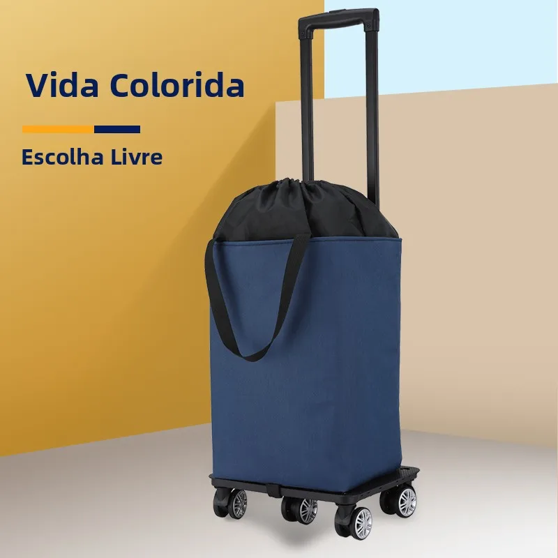foldable-portable-shopping-cart-vegetable-buying-hand-pulled-cart-home-use-shopping-bag-hand-powered-cart-stainless-steel-body