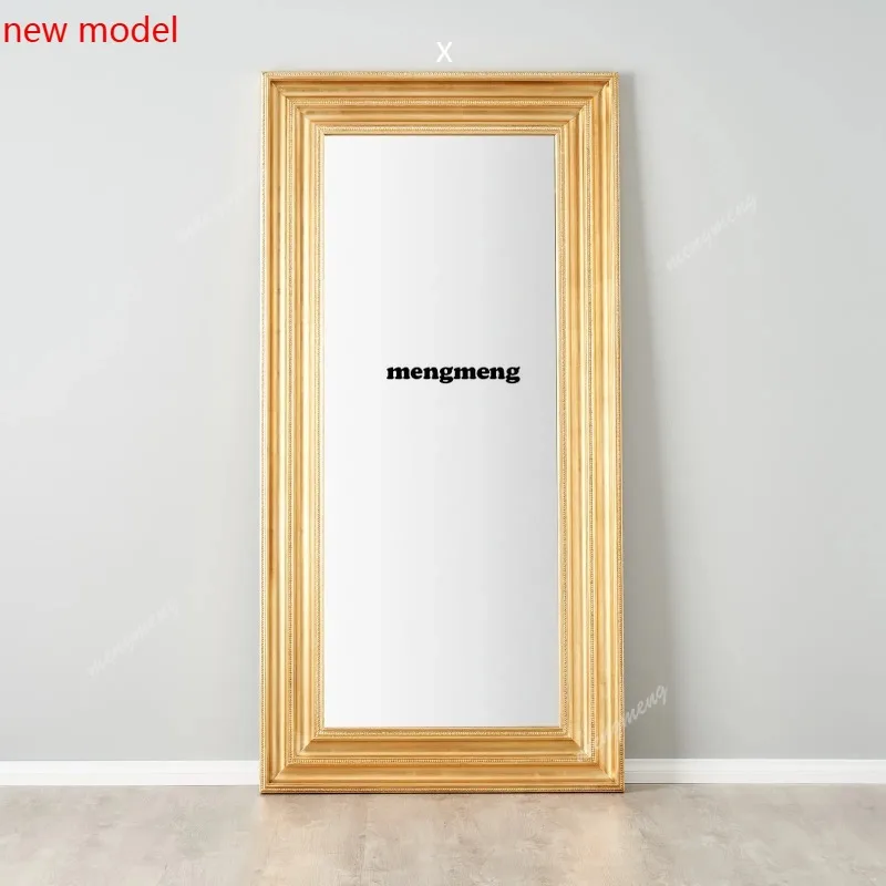 H134 Amerikanischer Retro-Wandspiegel, Kunstspiegel für Zuhause, Wohnzimmer, Kamin, Veranda, dekorativer Spiegel, Schlafzimmer-Ganzkörperspiegel