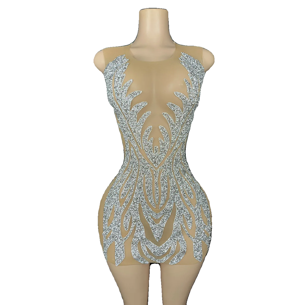 ชุดราตรีทรงบอลกาวน์หรูหราประดับคริสตัล ดีไซน์เซ็กซี่และเพรียวบาง เหมาะสำหรับพิธีกรบนเวที แฟชั่นนำเข้าจากต่างประเทศ