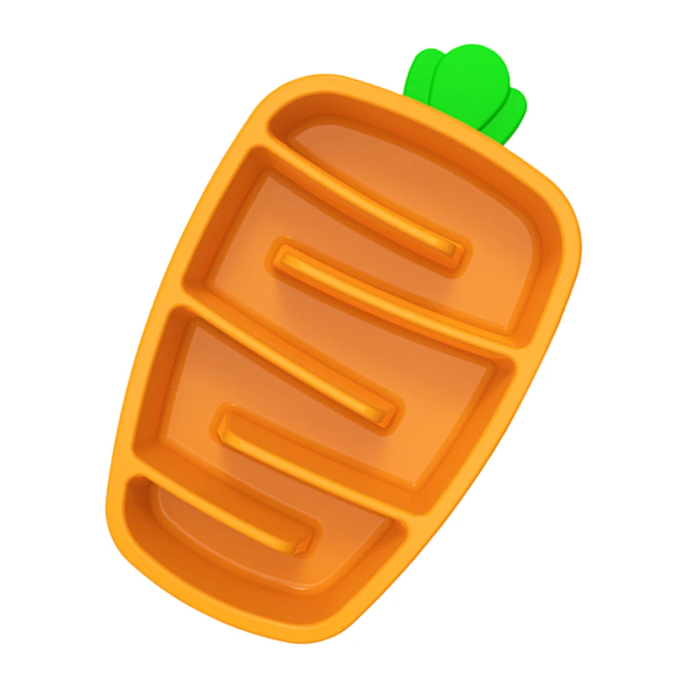 

Slow Feeder Carrot Shaped Puppy Bowl Pet Feeding Supply Anti-Choking Dog Slow Feed Training Bowl Healthy Eating Aid