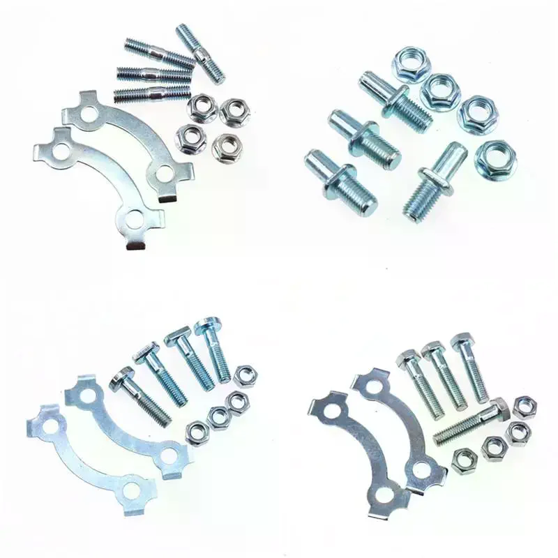 Off-Road Special Rear Sprocket Bolts With Retainer Locker Compatible For CG125 GS125 JH-70 Pit Bikes