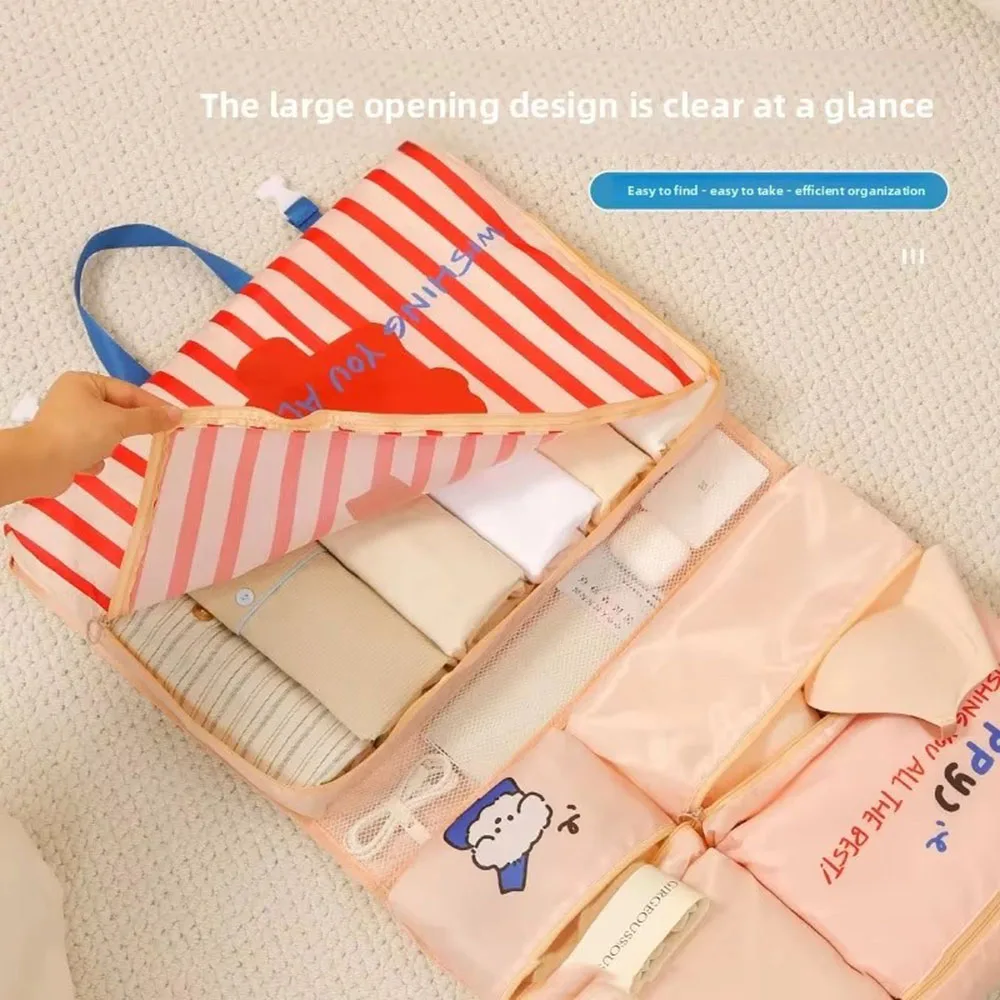 Foldable Travel Storage Bag Portable Hanging Waterproof Multi-functional Organizer for Bra Underwear Socks Underwear Accessories