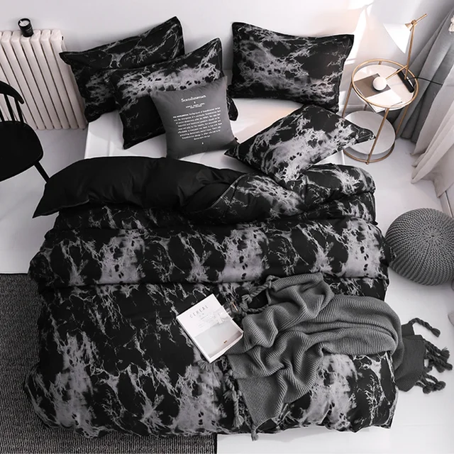 3pcs Duvet Cover Set with Pillow Case Double Comforter Bedding Set Quilt Cover Queen/King Couple or Single Bed 5