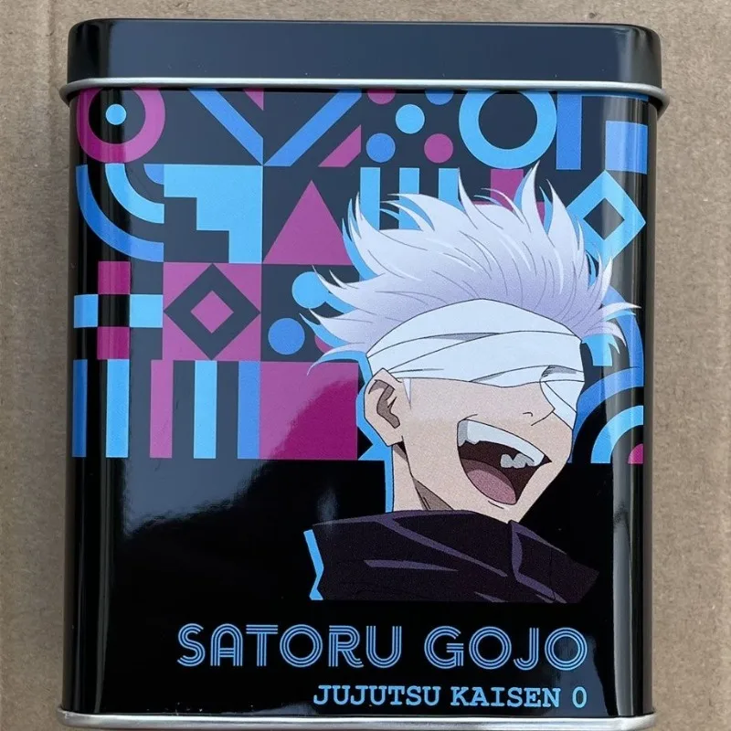 Jujutsu Kaisen Satoru Gojo Fushiguro Megumi Yuta Okkotsu scatola di immagazzinaggio Anime periferiche Cute Cartoon Candy Box con coperchio Kawaii