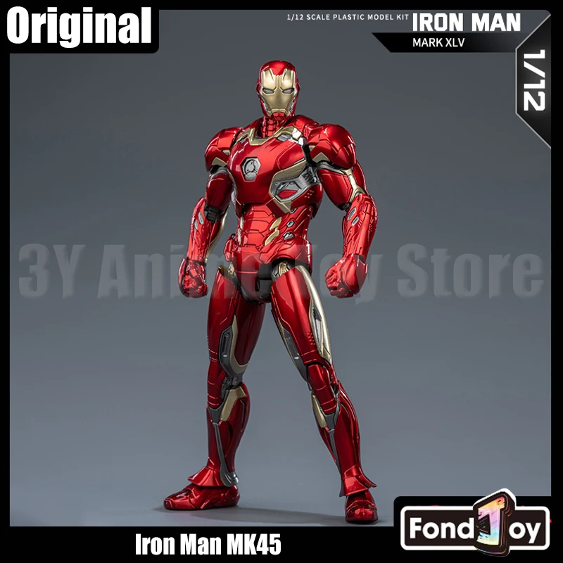 Оригинальный Fondjoy Iron Man Mk45 Infinity Saga Ironman Mark 45, подвижный сборочный комплект модели, коллекция игрушек, подарки по индивидуальному заказу